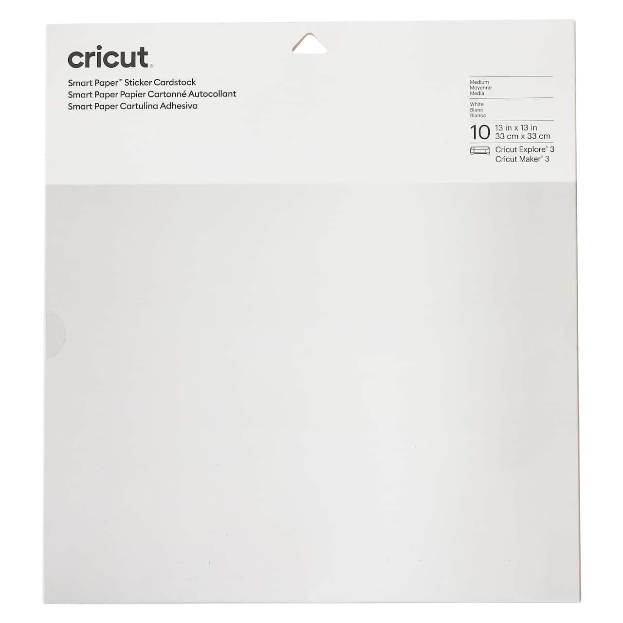 Cricut® Smart Paper™ Sticker Cardstock, White